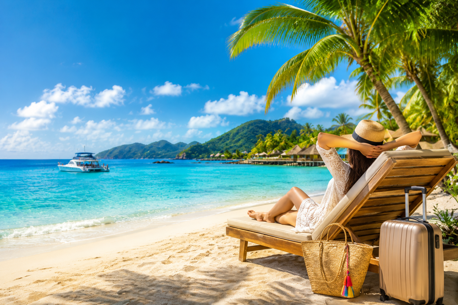 Luxury beach holiday destination